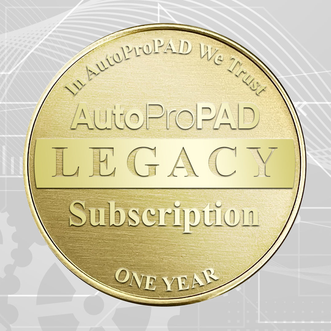 AutoProPAD Legacy Annual Subscription [Updates, Server Access, & Technical Support]